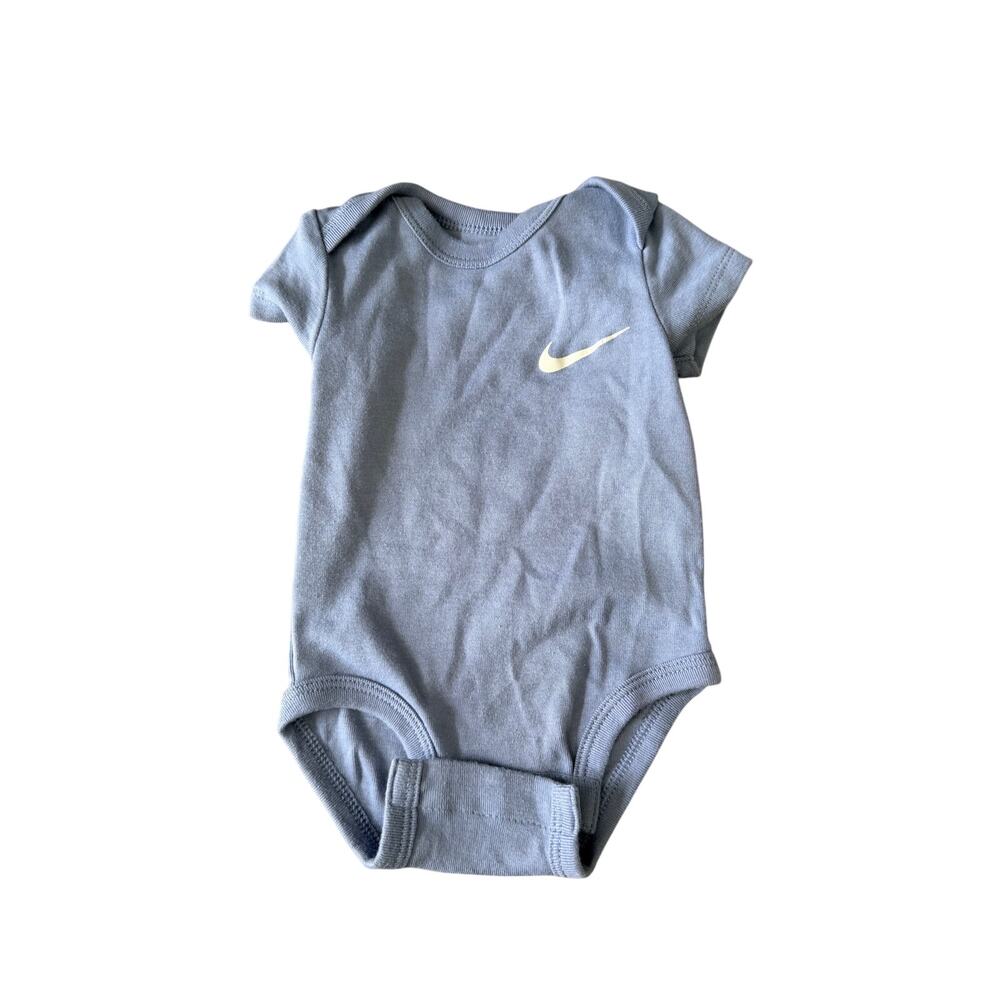 Nike Baby Bodysuit - Short Sleeve blue 3 months